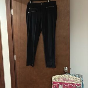 INC International Concepts Black Straight Leg Pants